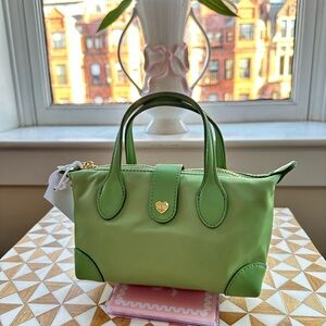 Brand new Stoney Clover lane cross body pouchette, color pesto